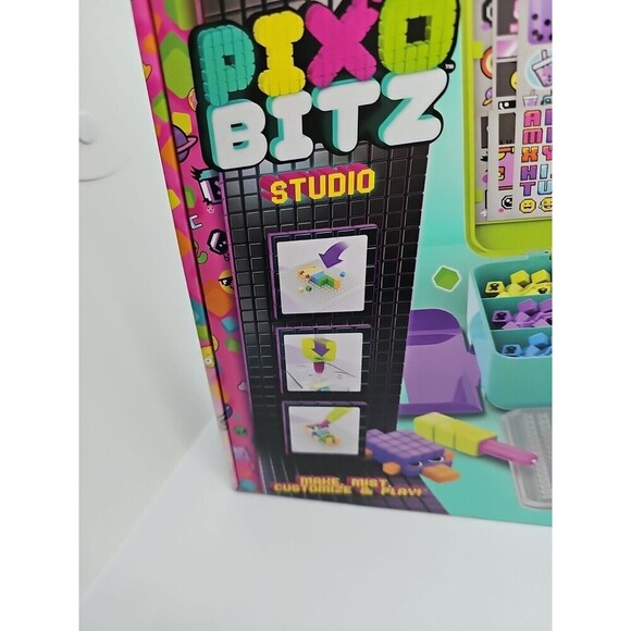 Pixo Bitz Studio Bead Building Set Make, Mist, Customize Play by SpinMaster New - Picture 9 of 11
